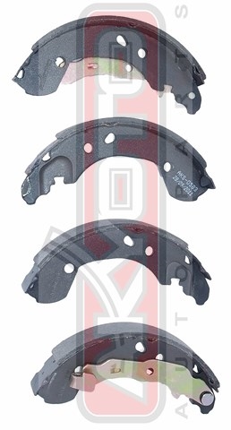 КОЛОДКИ ТОРМОЗНЫЕ БАРАБАННЫЕ ЗАДНИЕ AKS-0583