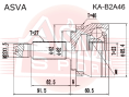 ШРУС НАРУЖНЫЙ 23x60x27 KA-B2A46