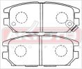 КОЛОДКИ ТОРМОЗНЫЕ ДИСКОВЫЕ ЗАДНИЕ AKD-3272