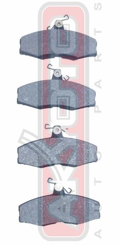 КОЛОДКИ ТОРМОЗНЫЕ ДИСКОВЫЕ ПЕРЕДНИЕ AKD-1039