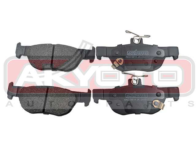 КОЛОДКИ ТОРМОЗНЫЕ ДИСКОВЫЕ ЗАДНИЕ AKD-9814