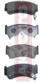 КОЛОДКИ ТОРМОЗНЫЕ ДИСКОВЫЕ ПЕРЕДНИЕ AKD-1289