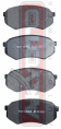 КОЛОДКИ ТОРМОЗНЫЕ ДИСКОВЫЕ ПЕРЕДНИЕ AKD-12462