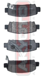 КОЛОДКИ ТОРМОЗНЫЕ ДИСКОВЫЕ ЗАДНИЕ AKD-1171