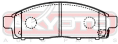 КОЛОДКИ ТОРМОЗНЫЕ ДИСКОВЫЕ ПЕРЕДНИЕ AKD-A284