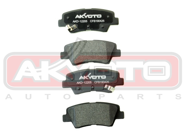 КОЛОДКИ ТОРМОЗНЫЕ ДИСКОВЫЕ ЗАДНИЕ AKD-12205