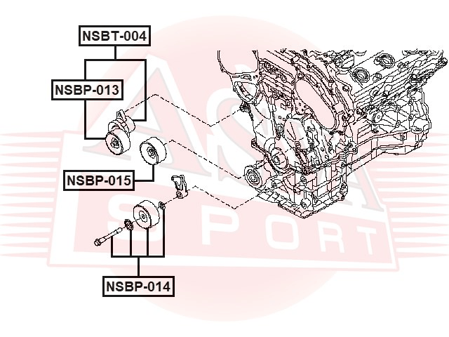 НАТЯЖИТЕЛЬ РЕМНЯ NSBT-004