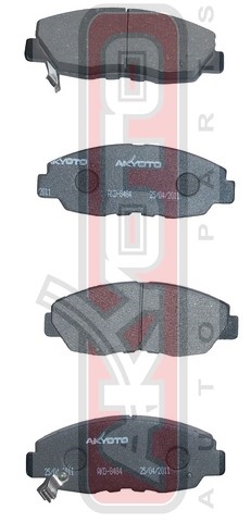 КОЛОДКИ ТОРМОЗНЫЕ ДИСКОВЫЕ ПЕРЕДНИЕ AKD-8484