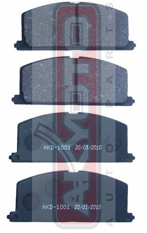 КОЛОДКИ ТОРМОЗНЫЕ ДИСКОВЫЕ ПЕРЕДНИЕ AKD-1001