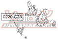 ОПОРА ШАРОВАЯ НИЖНЯЯ 4WD 0220-C23