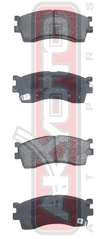 КОЛОДКИ ТОРМОЗНЫЕ ДИСКОВЫЕ ПЕРЕДНИЕ AKD-1299