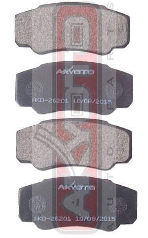 КОЛОДКИ ТОРМОЗНЫЕ ДИСКОВЫЕ ЗАДНИЕ AKD-26201