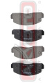 КОЛОДКИ ТОРМОЗНЫЕ ДИСКОВЫЕ ПЕРЕДНИЕ AKD-1388