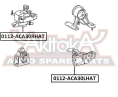 ПОДУШКА ДВИГАТЕЛЯ ПРАВАЯ ГИДРАВЛИЧЕСКАЯ 0112-ACA30RHAT