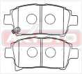 КОЛОДКИ ТОРМОЗНЫЕ ДИСКОВЫЕ ПЕРЕДНИЕ AKD-1133