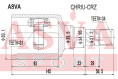 ШРУС ВНУТРЕННИЙ 31x35x34 CHRIU-CRZ
