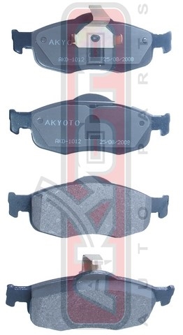 КОЛОДКИ ТОРМОЗНЫЕ ДИСКОВЫЕ ПЕРЕДНИЕ AKD-1012