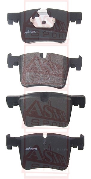 КОЛОДКИ ТОРМОЗНЫЕ ДИСКОВЫЕ ПЕРЕДНИЕ AKD-19108
