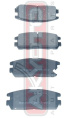 КОЛОДКИ ТОРМОЗНЫЕ ДИСКОВЫЕ ЗАДНИЕ AKD-H001