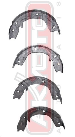 КОЛОДКИ ТОРМОЗНЫЕ БАРАБАННЫЕ ЗАДНИЕ AKS-2004
