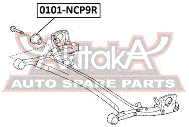 САЙЛЕНТБЛОК ЗАДНЕЙ БАЛКИ 0101-NCP9R