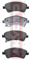 КОЛОДКИ ТОРМОЗНЫЕ ДИСКОВЫЕ ПЕРЕДНИЕ AKD-1837