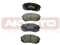 КОЛОДКИ ТОРМОЗНЫЕ ДИСКОВЫЕ ПЕРЕДНИЕ AKD-12110