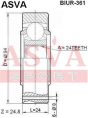 ШРУС ВНУТРЕННИЙ ЗАДНИЙ 24x94 BIUR-361