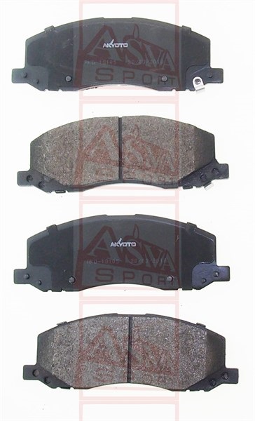 КОЛОДКИ ТОРМОЗНЫЕ ДИСКОВЫЕ ПЕРЕДНИЕ AKD-18105