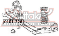 САЙЛЕНТБЛОК ЗАДНЕЙ БАЛКИ 0101-226