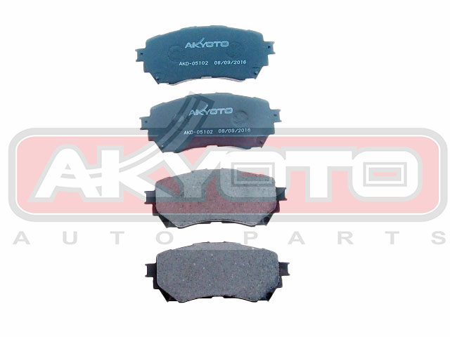 КОЛОДКИ ТОРМОЗНЫЕ ДИСКОВЫЕ ПЕРЕДНИЕ AKD-05102