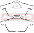 КОЛОДКИ ТОРМОЗНЫЕ ДИСКОВЫЕ ПЕРЕДНИЕ AKD-0188