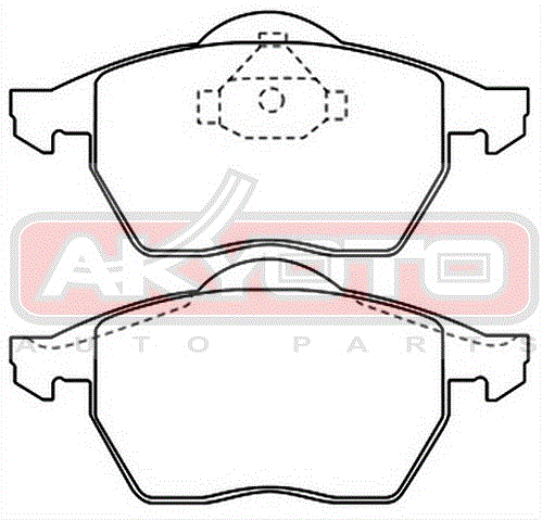 КОЛОДКИ ТОРМОЗНЫЕ ДИСКОВЫЕ ПЕРЕДНИЕ AKD-0188