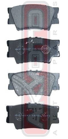 КОЛОДКИ ТОРМОЗНЫЕ ДИСКОВЫЕ ЗАДНИЕ AKD-6247