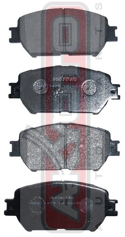 КОЛОДКИ ТОРМОЗНЫЕ ДИСКОВЫЕ ПЕРЕДНИЕ AKD-1479