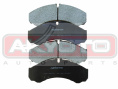 КОЛОДКИ ТОРМОЗНЫЕ ДИСКОВЫЕ ЗАДНИЕ AKD-9804
