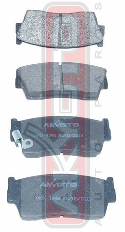КОЛОДКИ ТОРМОЗНЫЕ ДИСКОВЫЕ ПЕРЕДНИЕ AKD-9298