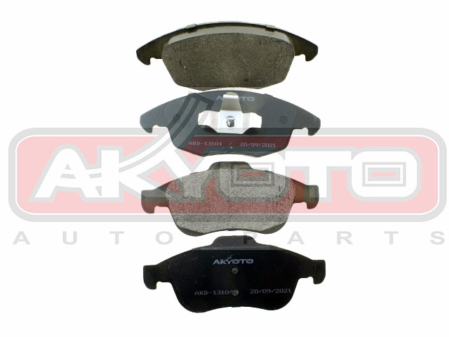 КОЛОДКИ ТОРМОЗНЫЕ ДИСКОВЫЕ ПЕРЕДНИЕ AKD-13104