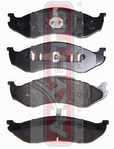 КОЛОДКИ ТОРМОЗНЫЕ ДИСКОВЫЕ ПЕРЕДНИЕ AKD-8490