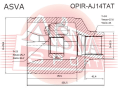 ШРУС ВНУТРЕННИЙ ПРАВЫЙ 23X37.5X34 OPIR-AJ14TAT