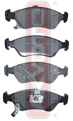 КОЛОДКИ ТОРМОЗНЫЕ ДИСКОВЫЕ ПЕРЕДНИЕ AKD-1127
