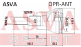 ШРУС НАРУЖНЫЙ ЗАДНИЙ 22x33.1x30 OPR-ANT