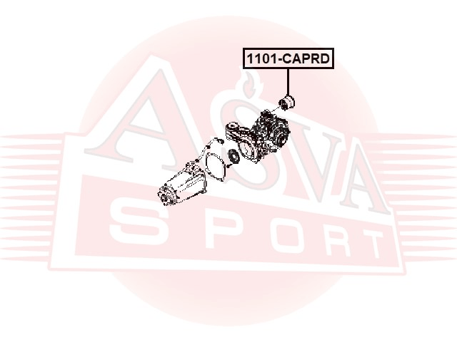 САЙЛЕНТБЛОК ЗАДНЕГО ДИФФЕРЕНЦИАЛА 1101-CAPRD