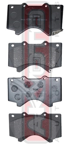 КОЛОДКИ ТОРМОЗНЫЕ ДИСКОВЫЕ ПЕРЕДНИЕ AKD-1541