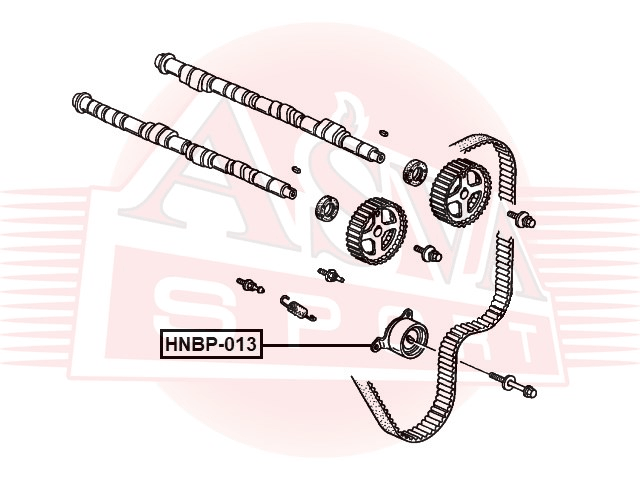 РОЛИК НАТЯЖНОЙ HNBP-013