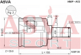 ШРУС ВНУТРЕННИЙ ПРАВЫЙ 32x40x27(55) HNIP-A12