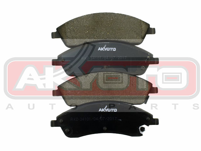 КОЛОДКИ ТОРМОЗНЫЕ ДИСКОВЫЕ ПЕРЕДНИЕ AKD-34101