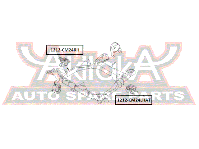 ПОДУШКА ДВИГАТЕЛЯ ЛЕВАЯ 1212-CM24LHAT