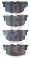 КОЛОДКИ ТОРМОЗНЫЕ ДИСКОВЫЕ ЗАДНИЕ AKD-0510