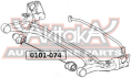 САЙЛЕНТБЛОК ЗАДНЕЙ БАЛКИ 0101-074